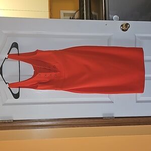 Bisou Bisou sz 2 burnt orange cocktail dress